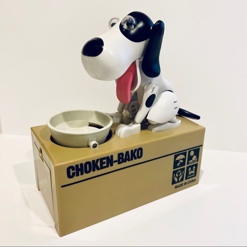 Electronic Dog Coin Piggy Bank